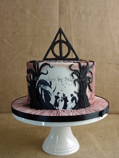 Harry Potter birthday cake three brothers Deathly Hallows