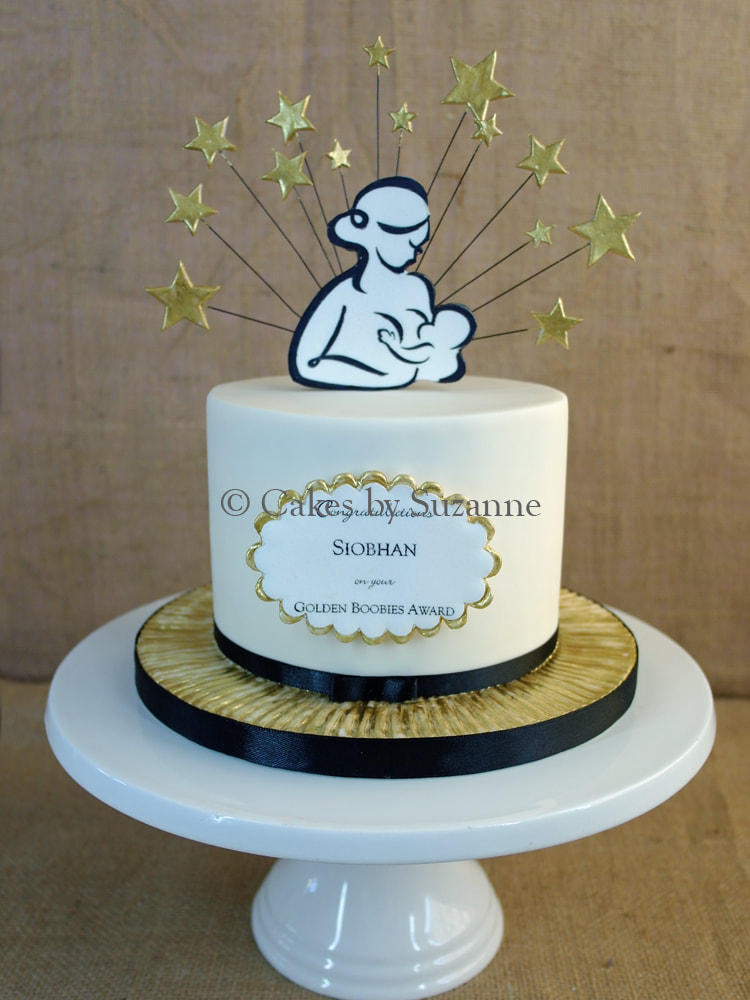 breastfeeding celebration cake Golden Boobies Award