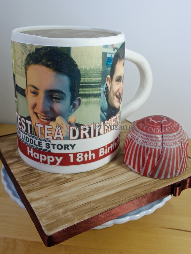 personalised mug birthday cake tea cake