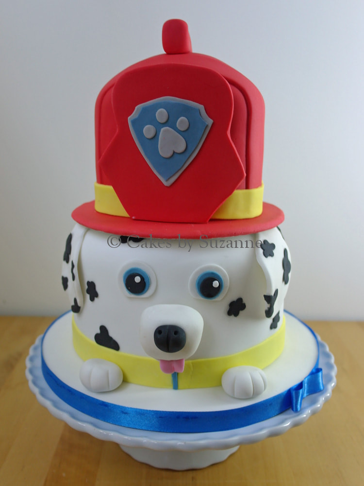 Paw Patrol Marshal dog cake birthday