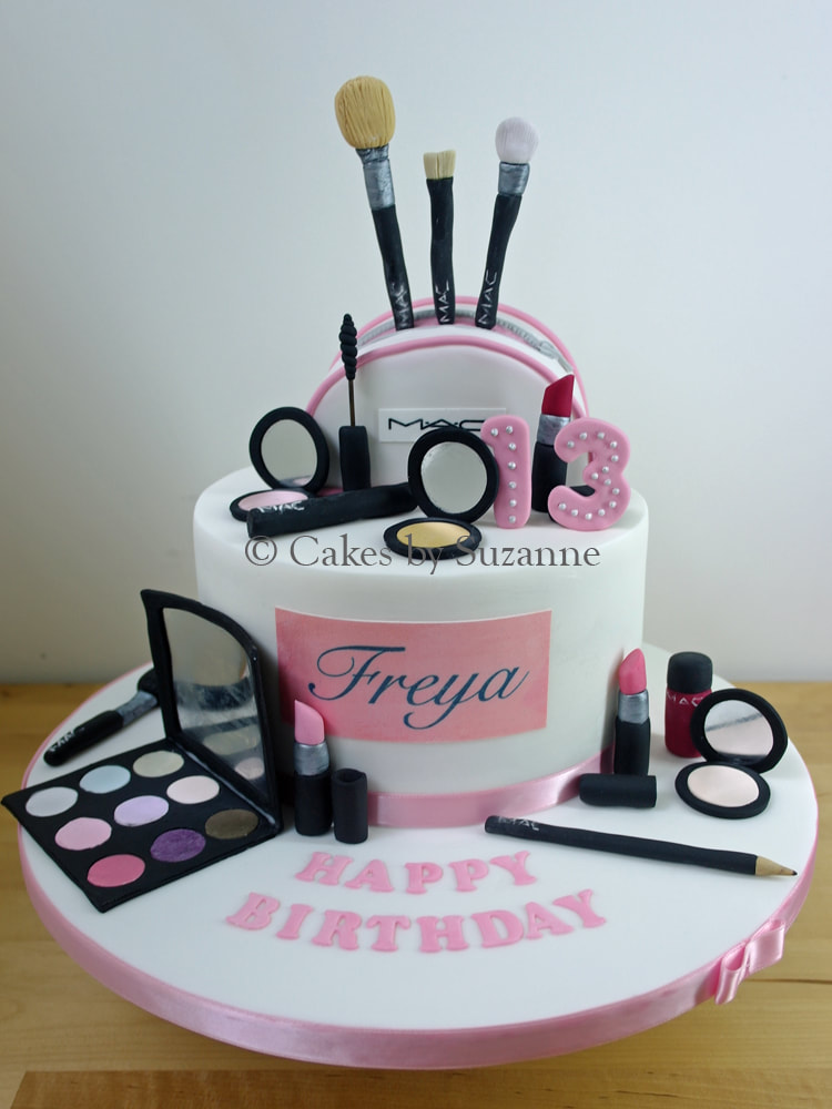 13th birthday cake MAC makeup 