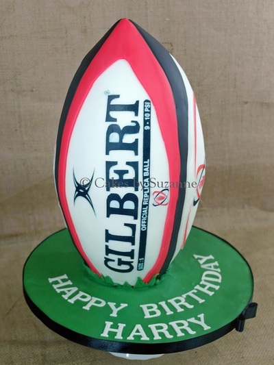 Ulster Rugby ball cake